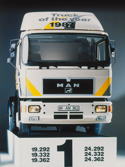 曼恩F90榮獲1987年的“年度卡車”獎
